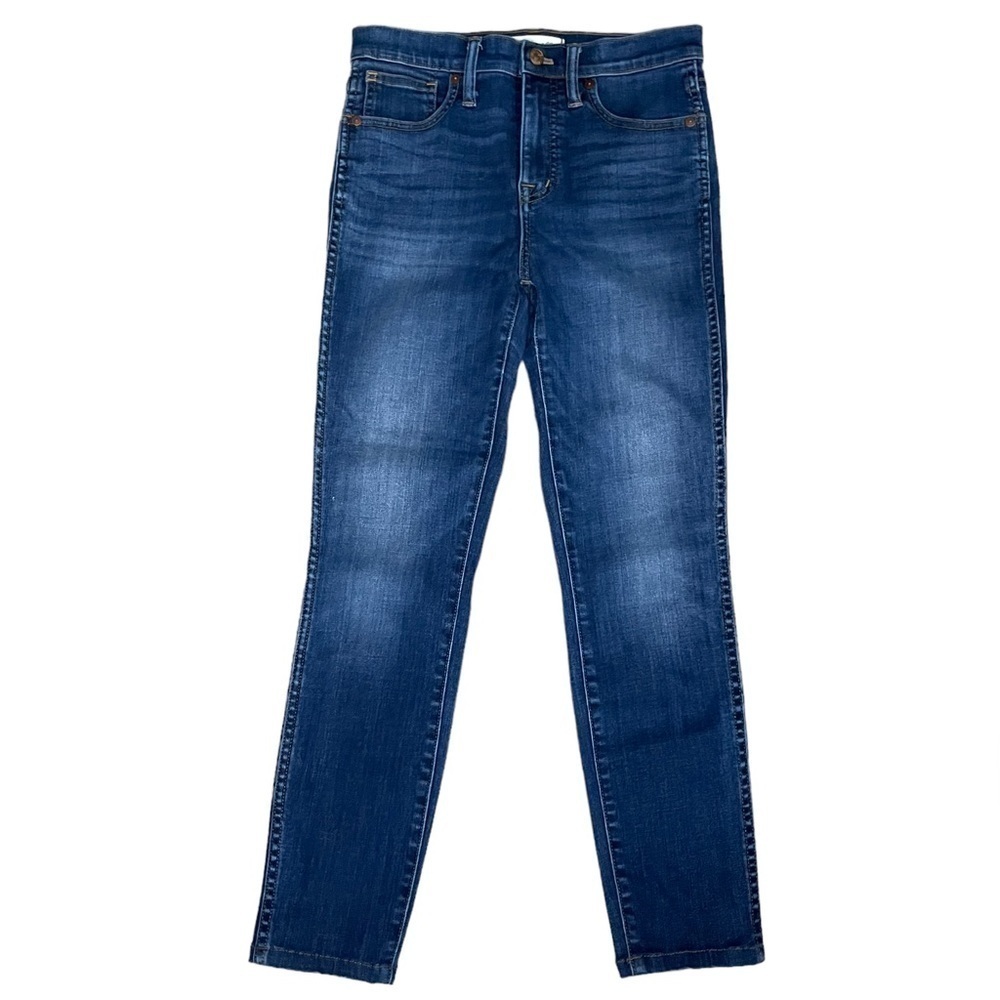 Madewell Womens Dark Wash 10” High Rise Skinny Jeans Size 26
